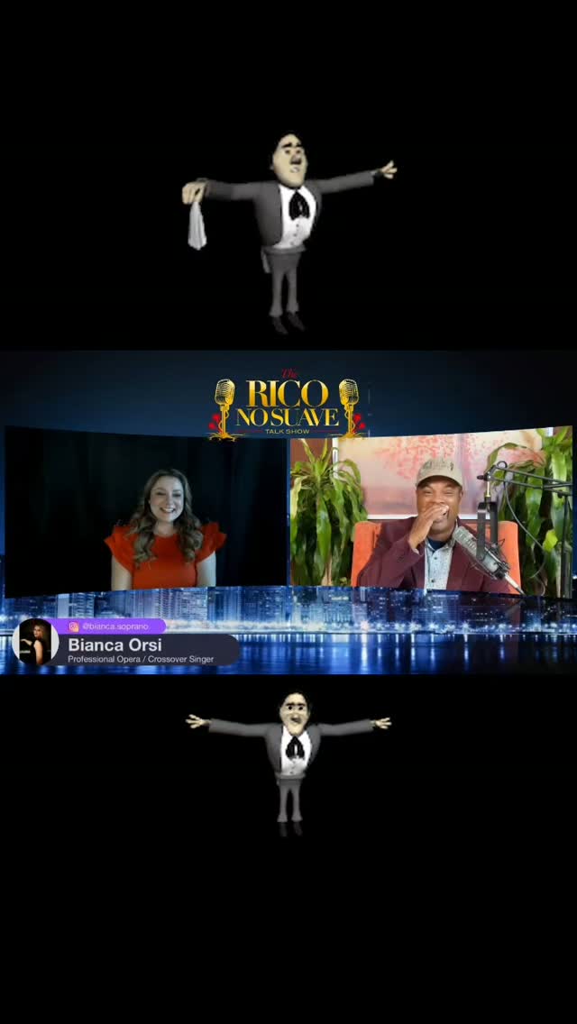 Oye Mi Gente! What a fabulous way to start off our 9th year journey on the Rico No Suave Show tonight with well renowned professional opera and crossover singer Bianca Orsi! This interview was awesome and if you missed please click the link inourbio! Daleee!

#grateful #talkshow #operasinger