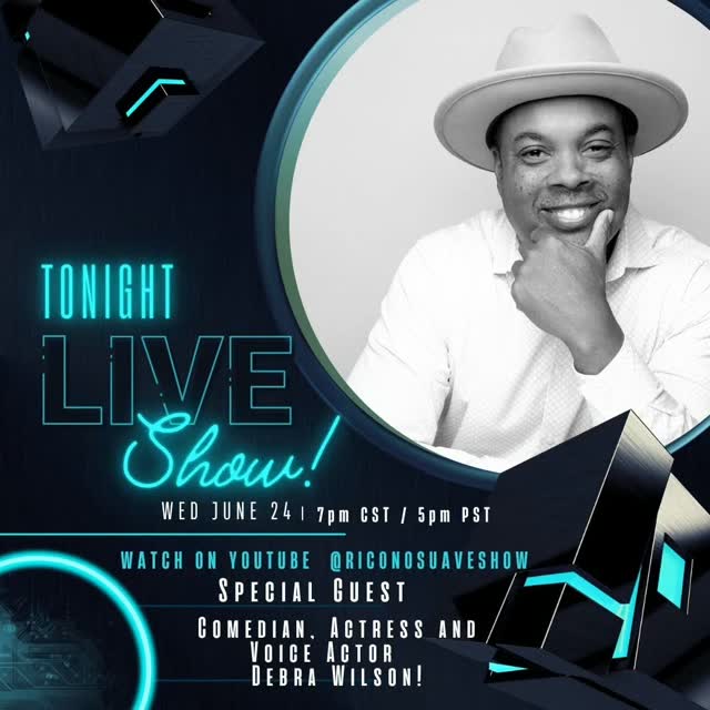 Oye Mi Gente! Esta Noche a Big Interview on the show tonight as I will have an Exclusive Interview with with Comedian and Actress from MadTv, Voice actress for gamers Call of Duty Debra Wilson Get ready to get involved and participate on the show! Dalee!

Follow me on Youtube and watch live click on the link in my  bio! 

#comediahumor #talkshow #actress