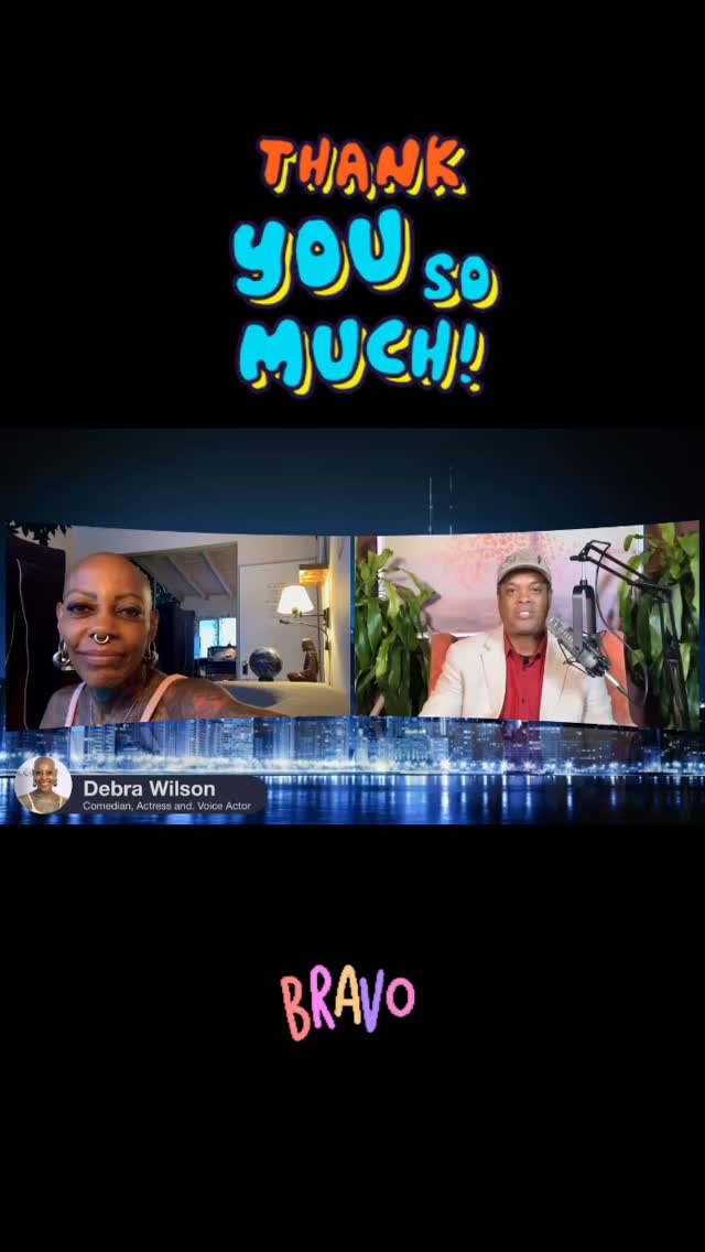 What a great Milestone of an interview tonight and I want to thank Steve Filice introducing me to MadTv Actress, comedian and Voice Actor Debra Wilson! Thank you all for joining me on the show and your support! Daleee! 

Check the interview by clicking on the link in my bio and select YouTube!

#talkshow #madtv #comedy #actress