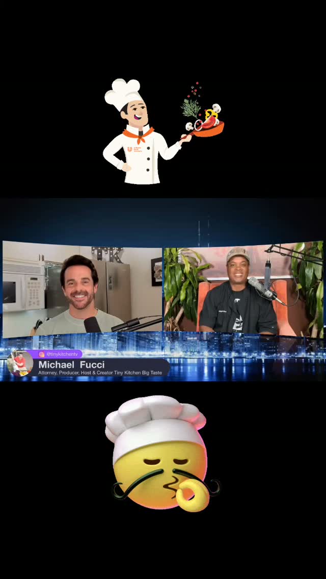 Oye Mi Gente! What a great show tonight, we were cooking it up with Chef Michael Fucci from Cooking show Tiny Kitchen Big Taste! We want to Thank him for being on the show and telling us about his journey! Daleee!

 If you missed the show please click on the link in my bio! 

#cookingvideo #CookingShow #talkshow #producer